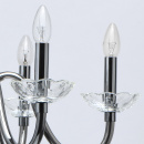 Żyrandol szklany, świecznikowy, kryształy Ella MW-LIGHT Crystal 483014706