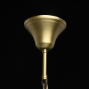 Żyrandol szklany, złota podstawa, 5 ramion Aphrodite MW-LIGHT Classic 317014705