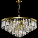 Żyrandol wielopoziomowe kryształy 70 cm Revero Maytoni kolor mosiądz MOD085PL-12BS