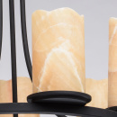 Żyrandol z naturalnym kamieniem imitującym świece Ayvengo MW-LIGHT Country 382017109