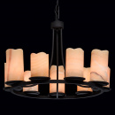 Żyrandol z naturalnym kamieniem imitującym świece Ayvengo MW-LIGHT Country 382017109