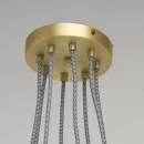 Żyrandol z oprawami o kształcie dużych żarówek, odcień złoty MW-LIGHT 699010708
