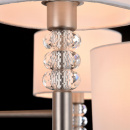 Żyrandol z regulowanymi ramionami, białe klosze Lincoln Maytoni Modern MOD527PL-06N