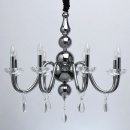 Żyrandol ze szkła, świecznikowe gniazda żarówek, kryształy Ella MW-LIGHT Crystal 483014808