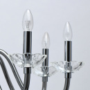 Żyrandol ze szkła, świecznikowe gniazda żarówek, kryształy Ella MW-LIGHT Crystal 483014808