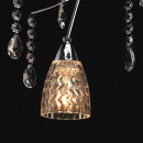 Żyrandol ze szklanymi kloszami w dół, kryształowe zawieszki Amelia MW-LIGHT 294015810