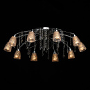 Żyrandol ze szklanymi kloszami w dół, kryształowe zawieszki Amelia MW-LIGHT 294015810