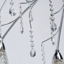 Żyrandol ze szklanymi kloszami w dół, kryształowe zawieszki Amelia MW-LIGHT 294015810