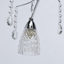 Żyrandol ze szklanymi kloszami w dół, kryształowe zawieszki Amelia MW-LIGHT 294015810