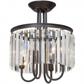 Żyrandol ze sztabkowymi kryształami Vitaluce VE5152-1/4PL