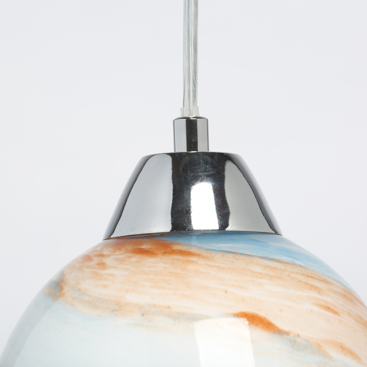 moshi Lampa wisząca pojedynczy, szklany klosz Claire MW-LIGHT