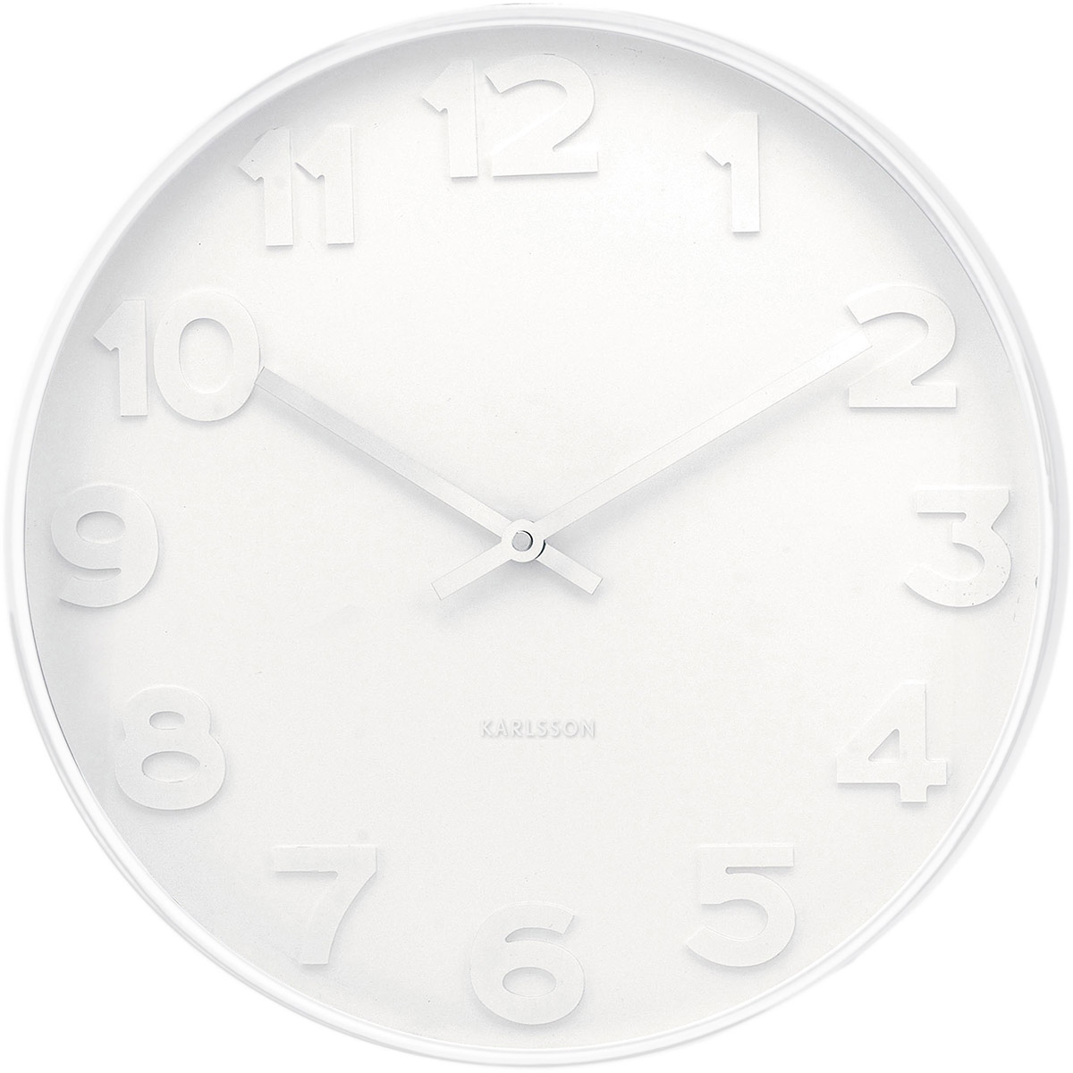 Zegar ścienny Mr. White Karlsson 37,5 cm KA5636 - | sklep